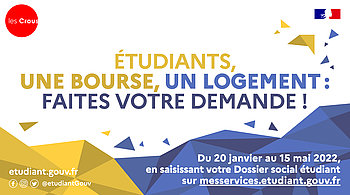 Voir l'actualité Une bourse, un logement à la rentrée 2022