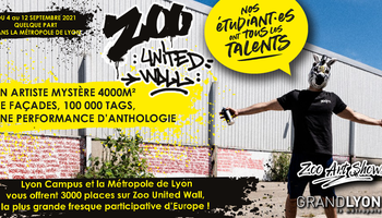 Voir l'actualité Votre graff et entrée offerte à l’événement street-art Zoo United Wall !