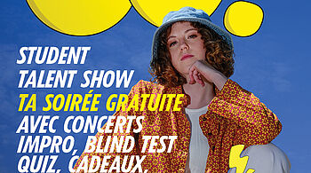 Voir l'actualité Student Talent show de décembre : festivités et talents étudiants !