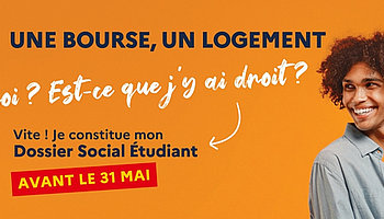 Voir l'actualité Une bourse, un logement : constituez/renouvelez votre dossier social étudiant avant le 31 mai