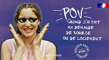 Voir l'actualité Faites votre DSE avant le 31 mai 2025 pour une bourse, un logement à la rentrée !