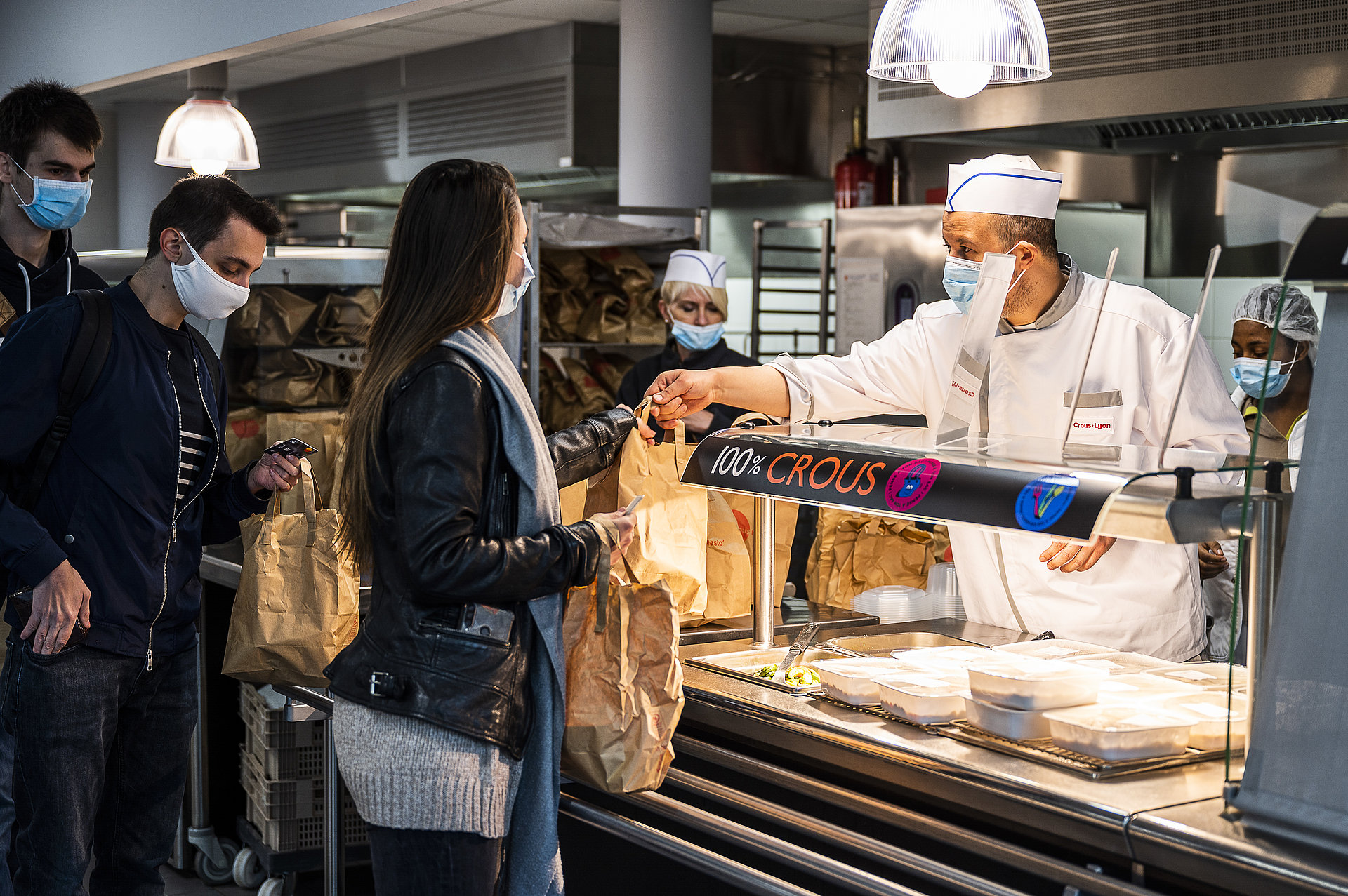 Lyon 7 - Restaurant Crous 94 rue Pasteur, repas étudiants à 1€