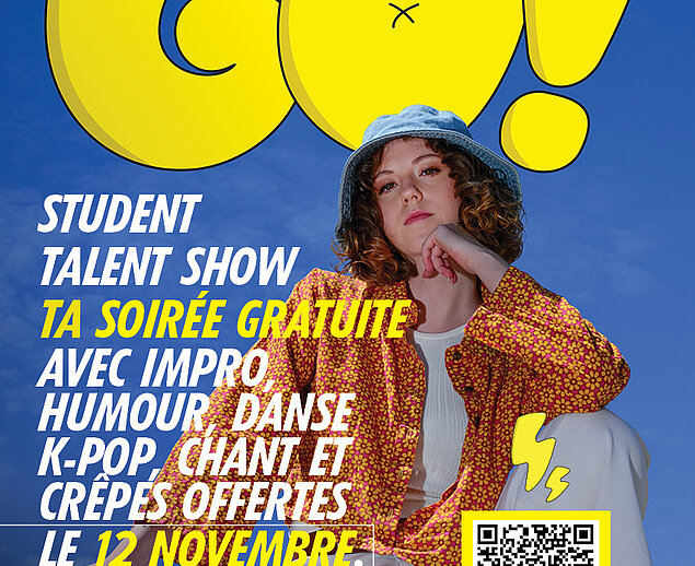 Voir l'actualité Talents étudiants sur scène : go au Student Talent show du 12 novembre !