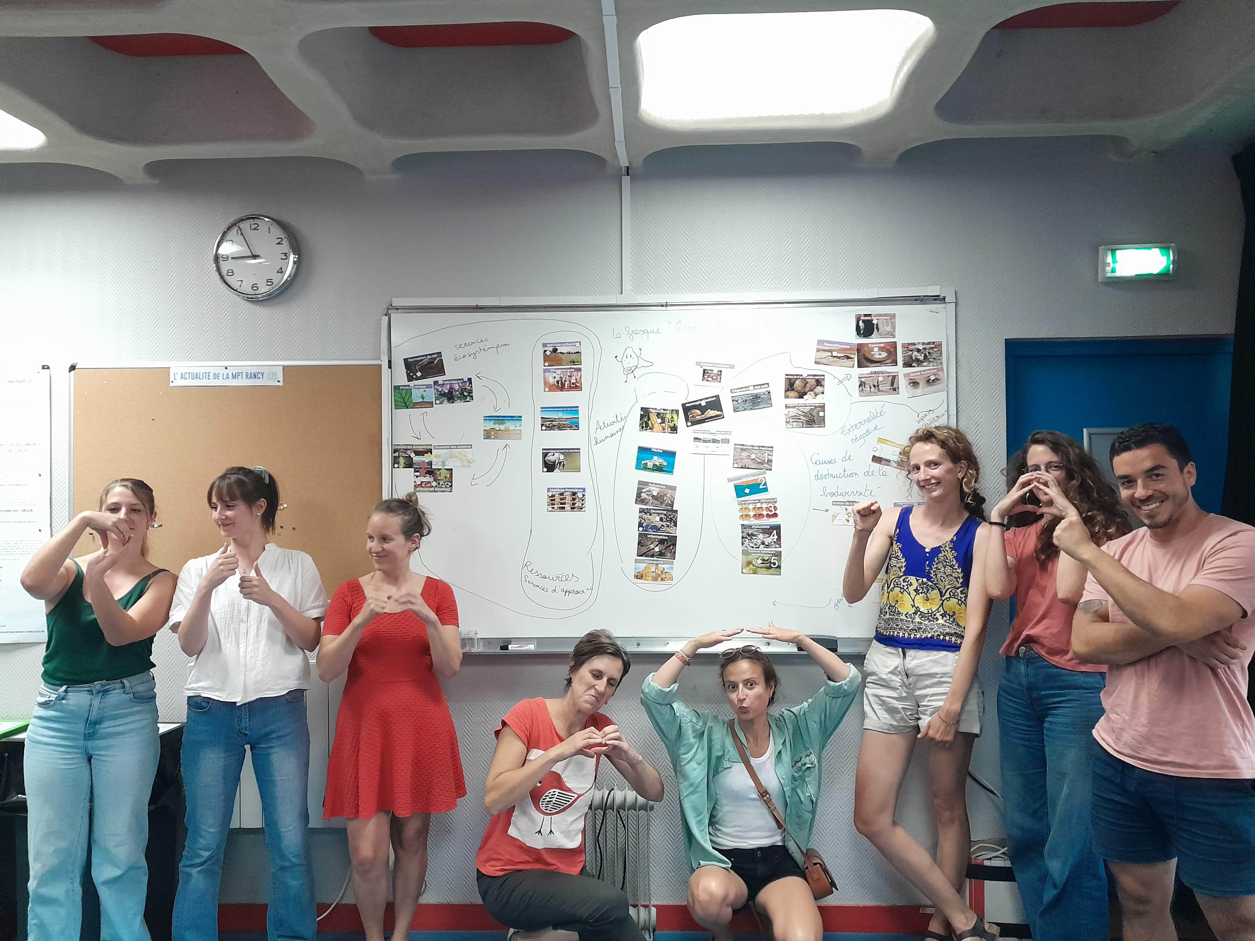 Fresque de la biodiversité Lyon Campus